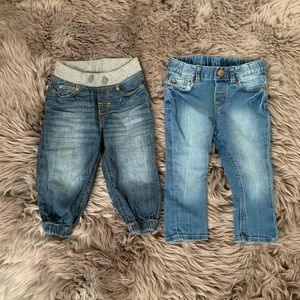 9-12 mo H&M Jeans Duo